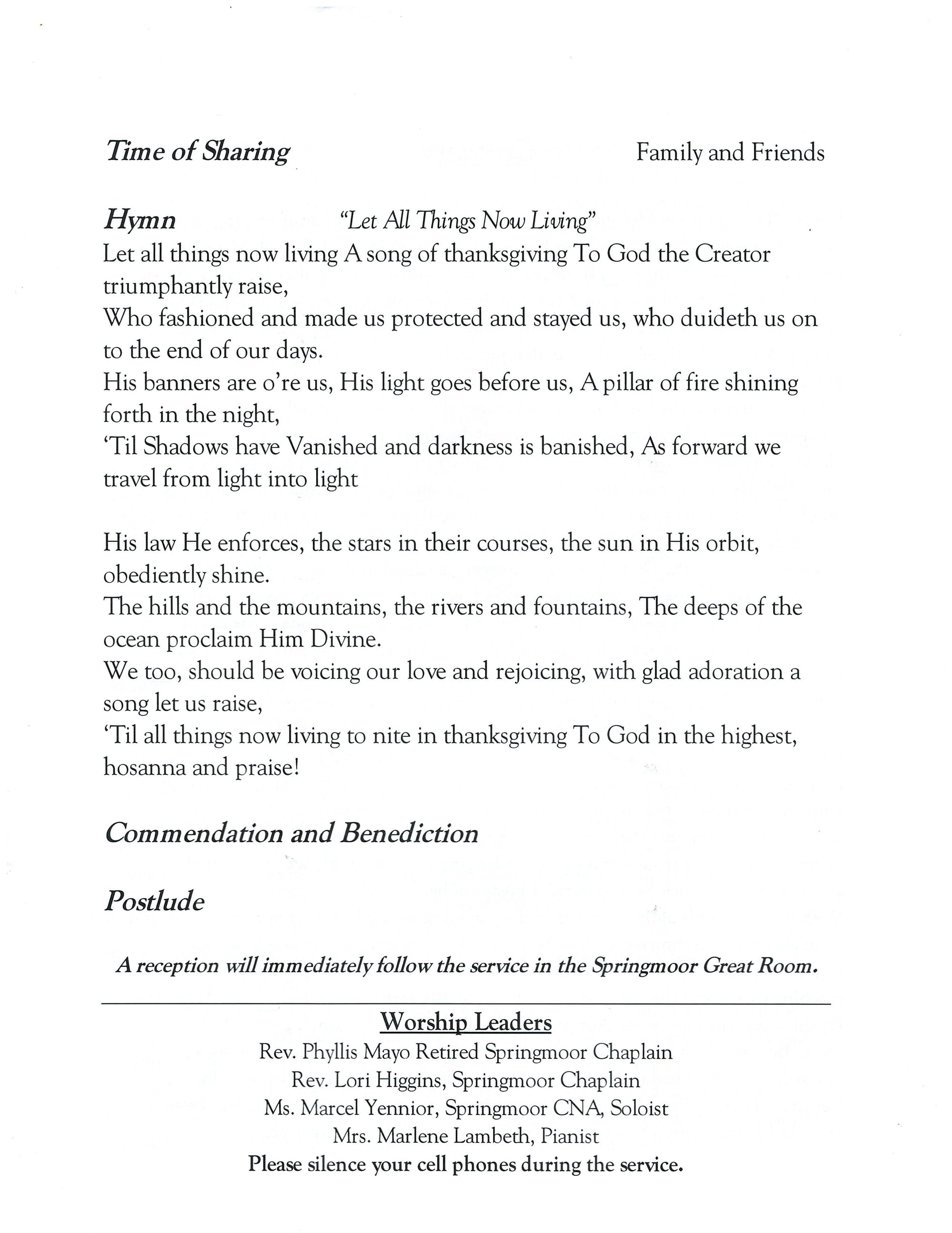 Bob McGaffin - A Celebration of Life